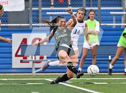 Thumbnail 1 in Westlake vs Southlake Carroll (UIL 6A Girls Soccer State Semifinal) photogallery.