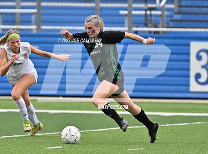 Thumbnail 2 in Westlake vs Southlake Carroll (UIL 6A Girls Soccer State Semifinal) photogallery.