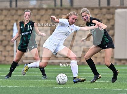 Thumbnail 3 in Westlake vs Southlake Carroll (UIL 6A Girls Soccer State Semifinal) photogallery.