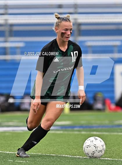 Thumbnail 1 in Westlake vs Southlake Carroll (UIL 6A Girls Soccer State Semifinal) photogallery.