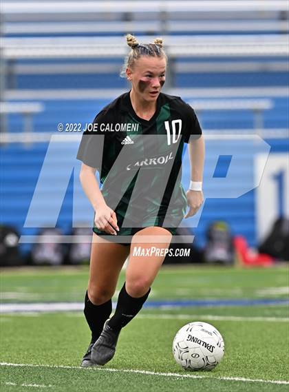 Thumbnail 2 in Westlake vs Southlake Carroll (UIL 6A Girls Soccer State Semifinal) photogallery.