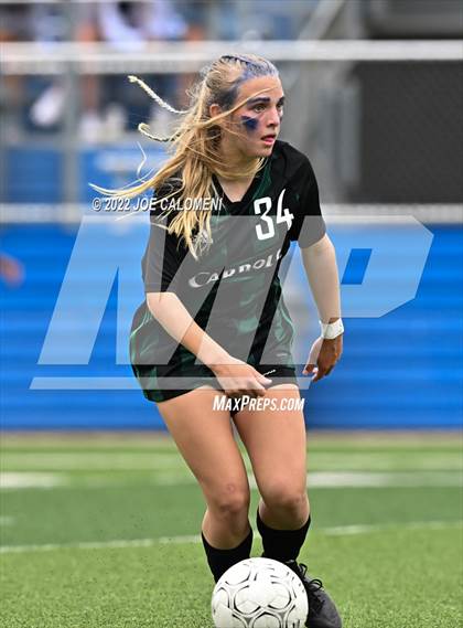 Thumbnail 1 in Westlake vs Southlake Carroll (UIL 6A Girls Soccer State Semifinal) photogallery.