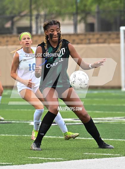 Thumbnail 1 in Westlake vs Southlake Carroll (UIL 6A Girls Soccer State Semifinal) photogallery.
