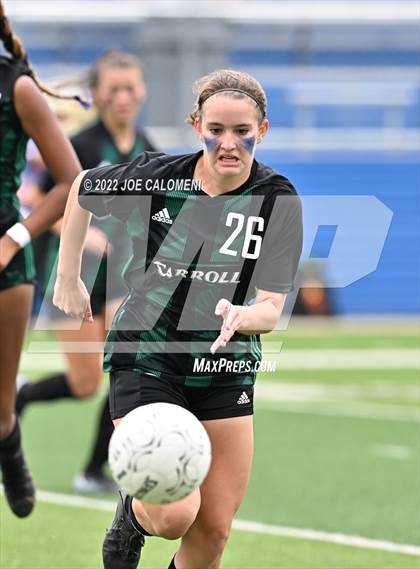 Thumbnail 3 in Westlake vs Southlake Carroll (UIL 6A Girls Soccer State Semifinal) photogallery.