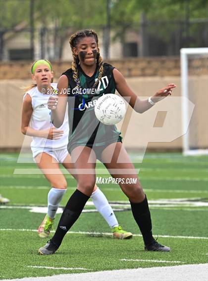 Thumbnail 2 in Westlake vs Southlake Carroll (UIL 6A Girls Soccer State Semifinal) photogallery.