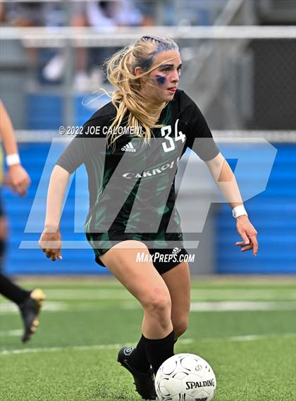 Thumbnail 2 in Westlake vs Southlake Carroll (UIL 6A Girls Soccer State Semifinal) photogallery.