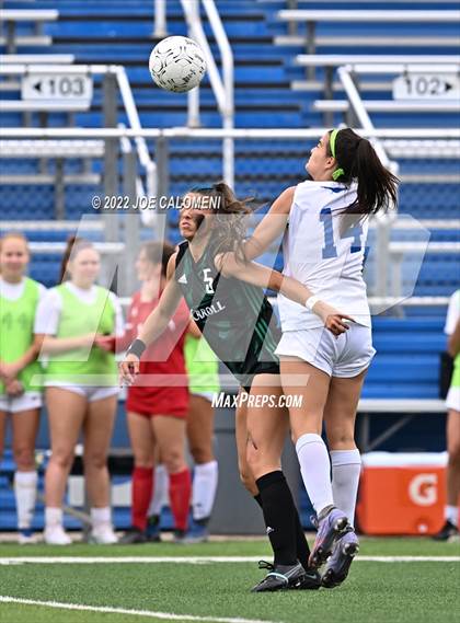 Thumbnail 1 in Westlake vs Southlake Carroll (UIL 6A Girls Soccer State Semifinal) photogallery.