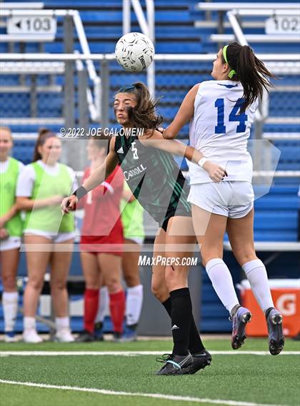 Thumbnail 2 in Westlake vs Southlake Carroll (UIL 6A Girls Soccer State Semifinal) photogallery.