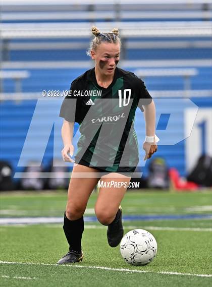 Thumbnail 1 in Westlake vs Southlake Carroll (UIL 6A Girls Soccer State Semifinal) photogallery.