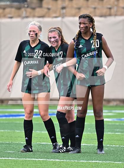 Thumbnail 1 in Westlake vs Southlake Carroll (UIL 6A Girls Soccer State Semifinal) photogallery.