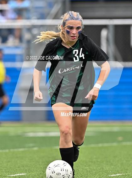 Thumbnail 3 in Westlake vs Southlake Carroll (UIL 6A Girls Soccer State Semifinal) photogallery.