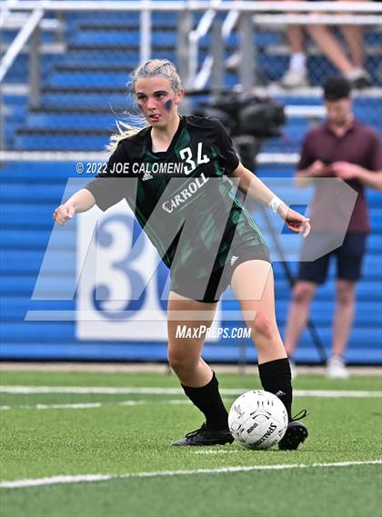 Thumbnail 2 in Westlake vs Southlake Carroll (UIL 6A Girls Soccer State Semifinal) photogallery.