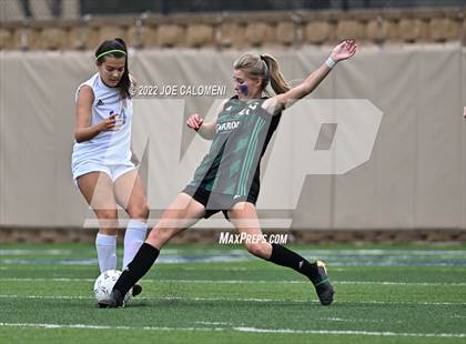 Thumbnail 2 in Westlake vs Southlake Carroll (UIL 6A Girls Soccer State Semifinal) photogallery.
