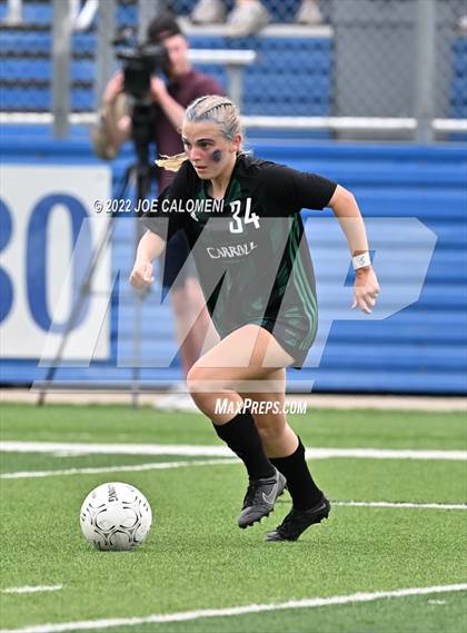 Thumbnail 2 in Westlake vs Southlake Carroll (UIL 6A Girls Soccer State Semifinal) photogallery.