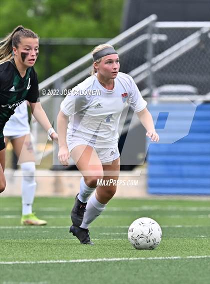 Thumbnail 2 in Westlake vs Southlake Carroll (UIL 6A Girls Soccer State Semifinal) photogallery.