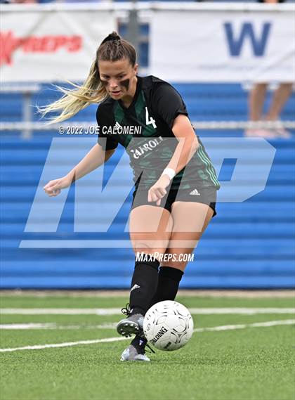 Thumbnail 2 in Westlake vs Southlake Carroll (UIL 6A Girls Soccer State Semifinal) photogallery.