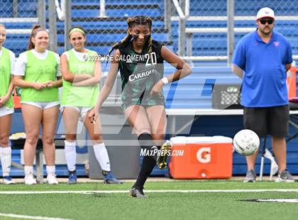 Thumbnail 3 in Westlake vs Southlake Carroll (UIL 6A Girls Soccer State Semifinal) photogallery.