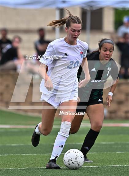 Thumbnail 1 in Westlake vs Southlake Carroll (UIL 6A Girls Soccer State Semifinal) photogallery.