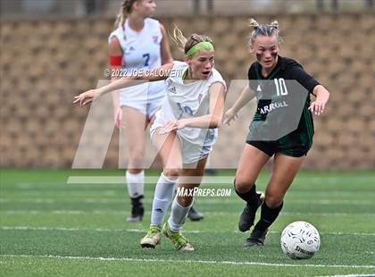 Thumbnail 1 in Westlake vs Southlake Carroll (UIL 6A Girls Soccer State Semifinal) photogallery.