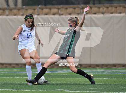 Thumbnail 1 in Westlake vs Southlake Carroll (UIL 6A Girls Soccer State Semifinal) photogallery.