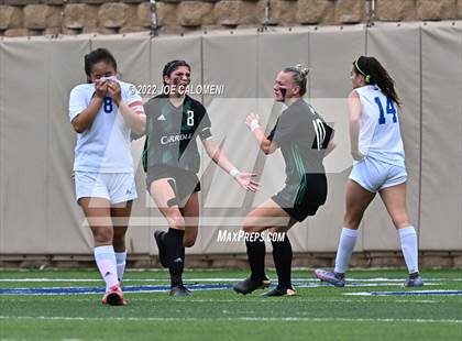 Thumbnail 2 in Westlake vs Southlake Carroll (UIL 6A Girls Soccer State Semifinal) photogallery.
