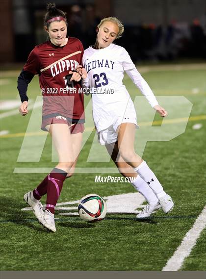 Thumbnail 3 in Medway vs Newburyport (MIAA Division 3 Round of 16) photogallery.