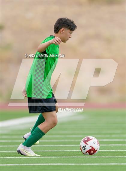Thumbnail 1 in Elko vs Virgin (VVHS Bulldogs Invitational) photogallery.