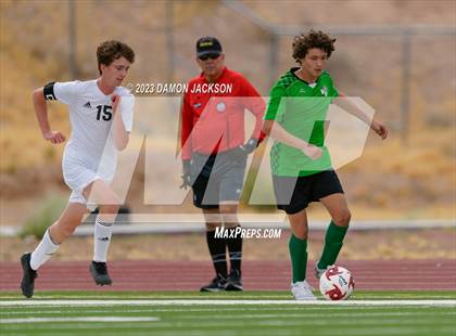 Thumbnail 3 in Elko vs Virgin (VVHS Bulldogs Invitational) photogallery.