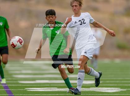 Thumbnail 2 in Elko vs Virgin (VVHS Bulldogs Invitational) photogallery.
