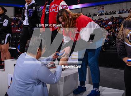 Thumbnail 2 in CIF State Girls Wrestling Championships (Awards) photogallery.