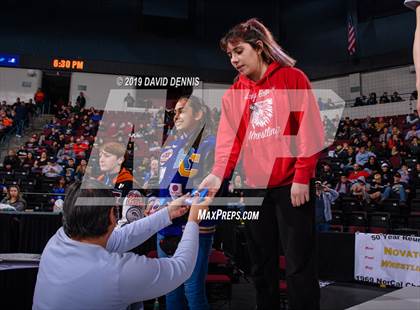 Thumbnail 2 in CIF State Girls Wrestling Championships (Awards) photogallery.
