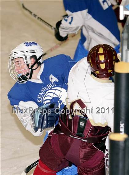 Thumbnail 3 in Thornton Academy vs Kennebunk (Earl Goodwin Icebreaker) photogallery.