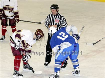 Thumbnail 3 in Thornton Academy vs Kennebunk (Earl Goodwin Icebreaker) photogallery.