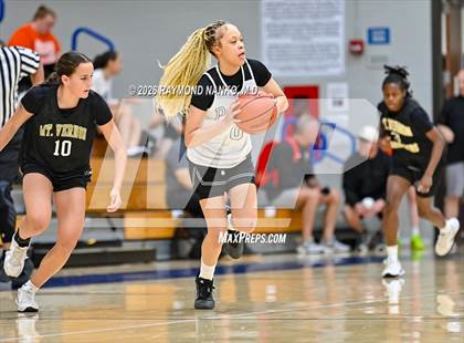 Thumbnail 2 in Mt. Vernon vs Purdue Polytechnic (IHSAA / IBCA Showcase) photogallery.