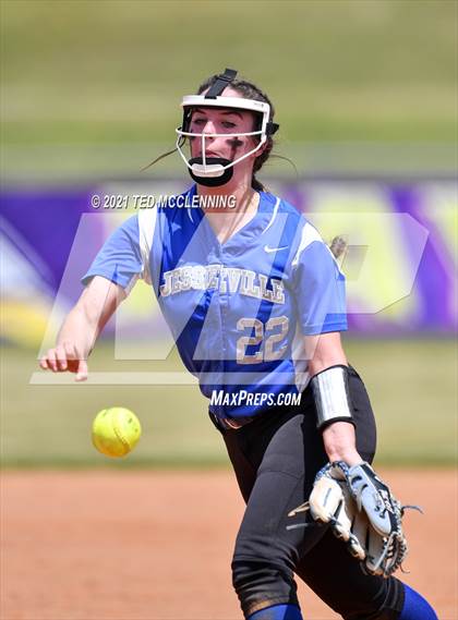 Thumbnail 1 in Jessieville vs Perryville (3A District) photogallery.