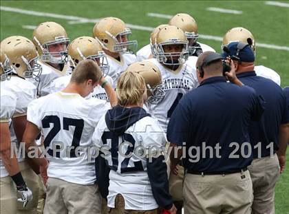 Thumbnail 2 in Indianapolis Cathedral vs. Centerville (Kirk Herbstreit National Kickoff Classic) photogallery.
