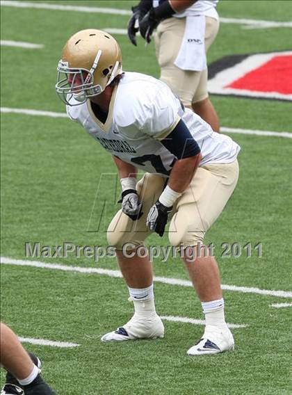 Thumbnail 1 in Indianapolis Cathedral vs. Centerville (Kirk Herbstreit National Kickoff Classic) photogallery.