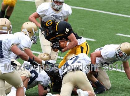 Thumbnail 1 in Indianapolis Cathedral vs. Centerville (Kirk Herbstreit National Kickoff Classic) photogallery.