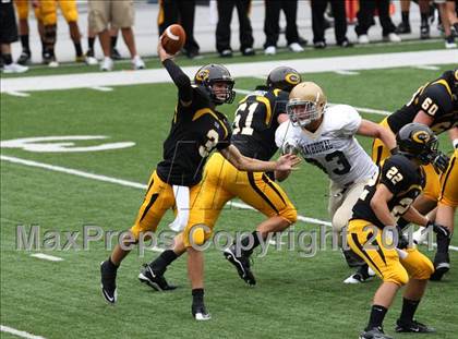 Thumbnail 2 in Indianapolis Cathedral vs. Centerville (Kirk Herbstreit National Kickoff Classic) photogallery.