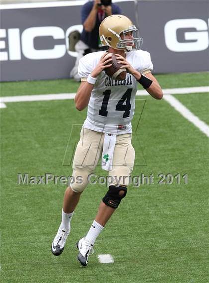 Thumbnail 3 in Indianapolis Cathedral vs. Centerville (Kirk Herbstreit National Kickoff Classic) photogallery.