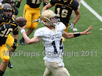 Thumbnail 1 in Indianapolis Cathedral vs. Centerville (Kirk Herbstreit National Kickoff Classic) photogallery.