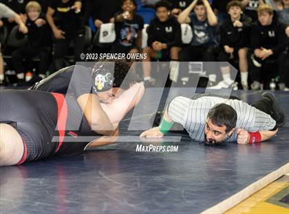 Thumbnail 2 in Uwharrie Charter vs Avery County (NCHSAA 1A Dual Team State Championships) photogallery.
