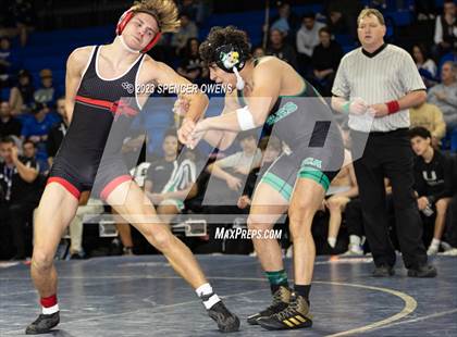 Thumbnail 2 in Uwharrie Charter vs Avery County (NCHSAA 1A Dual Team State Championships) photogallery.