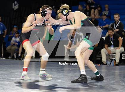Thumbnail 2 in Uwharrie Charter vs Avery County (NCHSAA 1A Dual Team State Championships) photogallery.