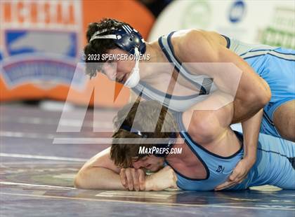 Thumbnail 2 in Uwharrie Charter vs Avery County (NCHSAA 1A Dual Team State Championships) photogallery.