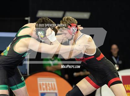 Thumbnail 3 in Uwharrie Charter vs Avery County (NCHSAA 1A Dual Team State Championships) photogallery.