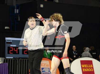 Thumbnail 2 in Uwharrie Charter vs Avery County (NCHSAA 1A Dual Team State Championships) photogallery.