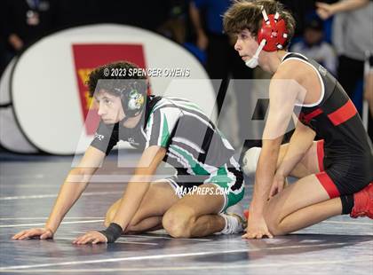Thumbnail 3 in Uwharrie Charter vs Avery County (NCHSAA 1A Dual Team State Championships) photogallery.