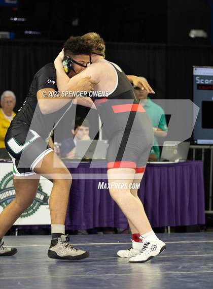 Thumbnail 1 in Uwharrie Charter vs Avery County (NCHSAA 1A Dual Team State Championships) photogallery.