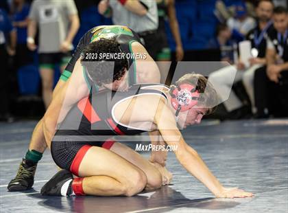 Thumbnail 3 in Uwharrie Charter vs Avery County (NCHSAA 1A Dual Team State Championships) photogallery.